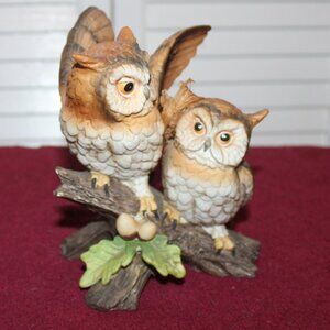 Vintage Collectible Homco Owl Figurine